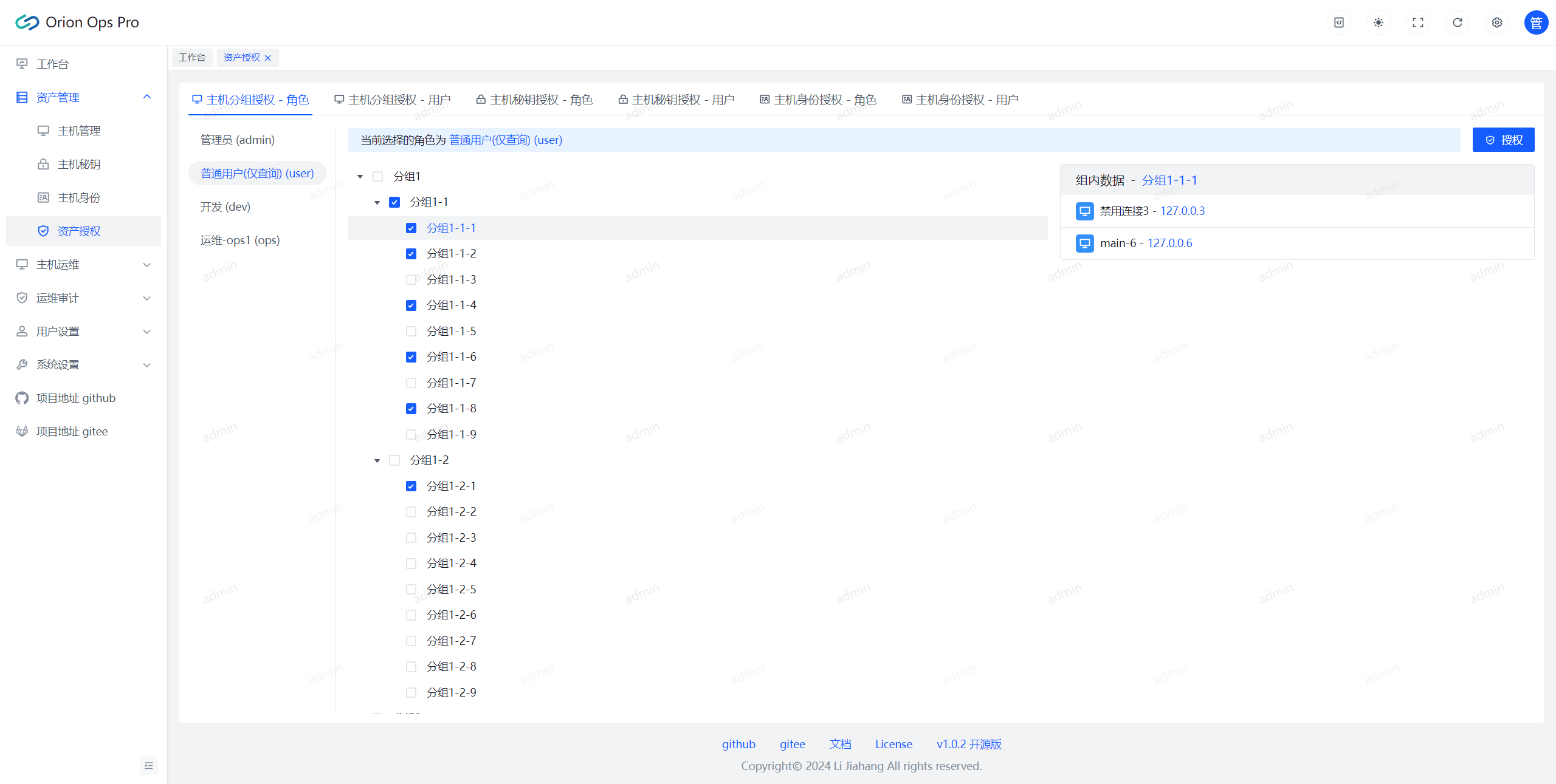 资产授权 资产授权